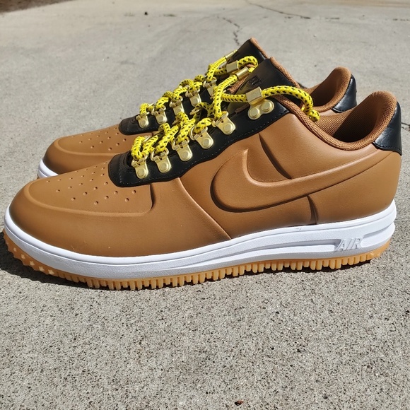 🔥Sold🔥Nike Lunar Force 1 Duckboot Low Ale Brown - Picture 3 of 5